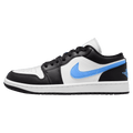 Air Jordan 1 Low Wmns 'Black University Blue' — UK 2.5 | EU 35.5 | US 5 — Front View