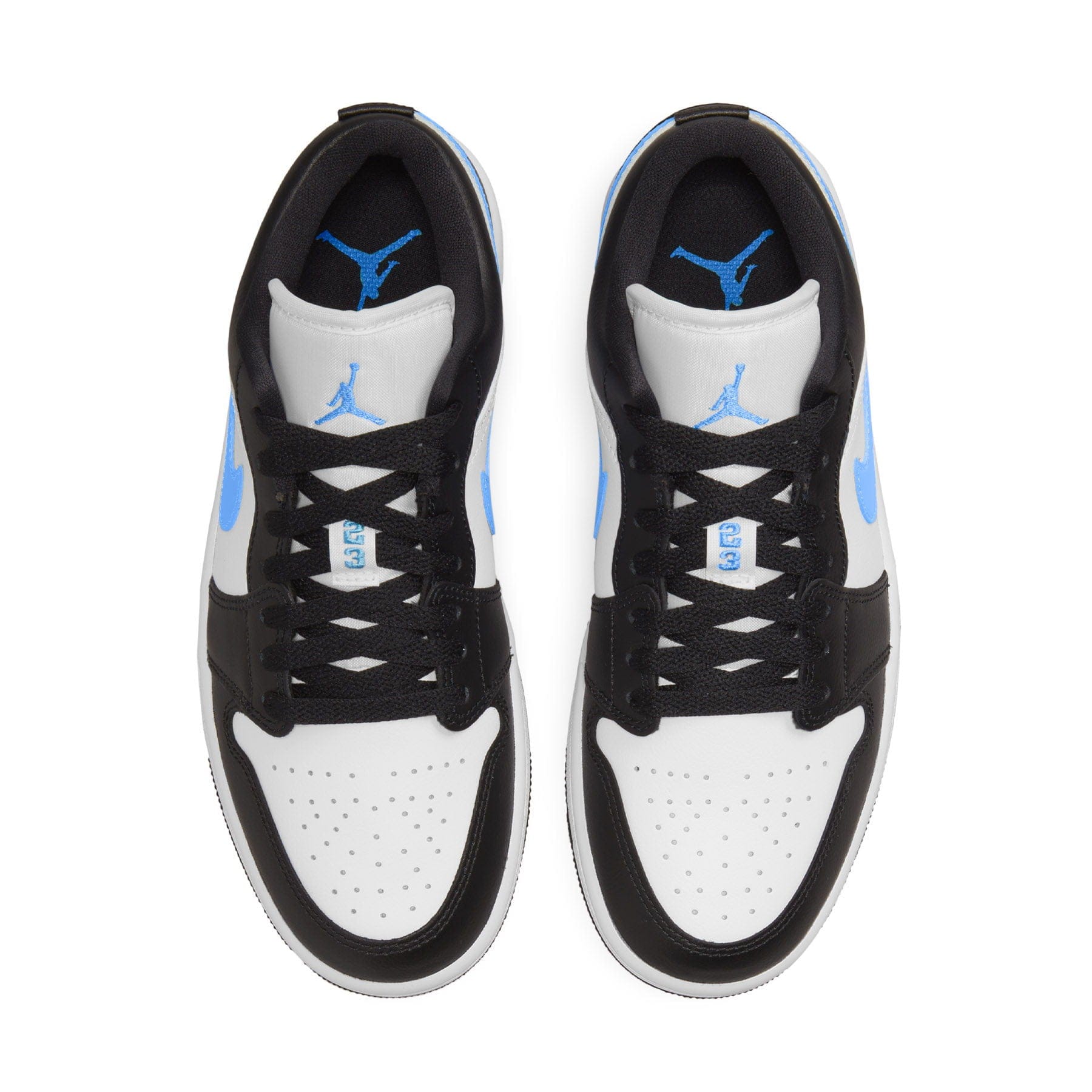Air Jordan 1 Low Wmns 'Black University Blue' — UK 2.5 | EU 35.5 | US 5 — Back View