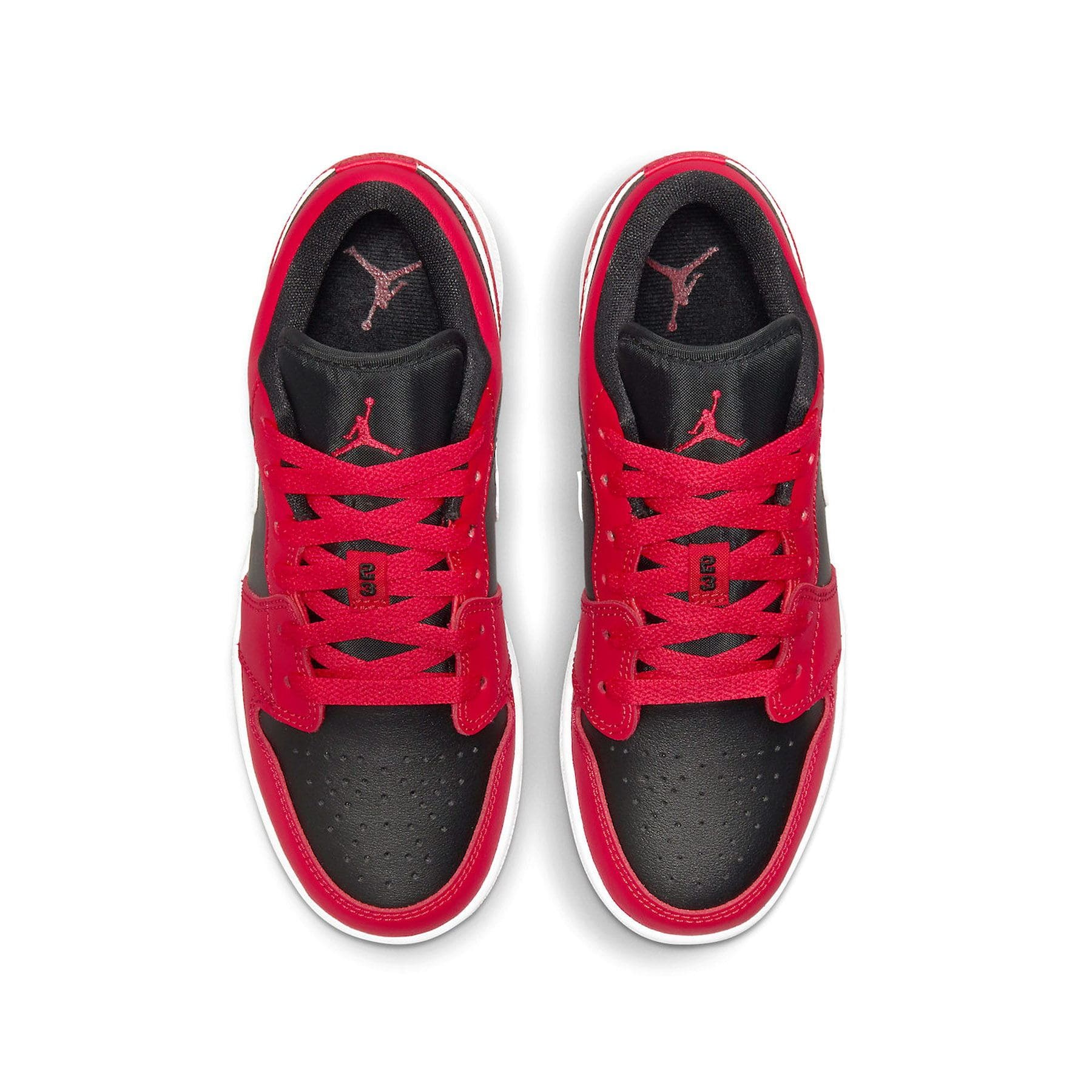 Air Jordan 1 Low GS 'Black Very Berry' — UK 3 | EU 35.5 | US 3.5 — Back View