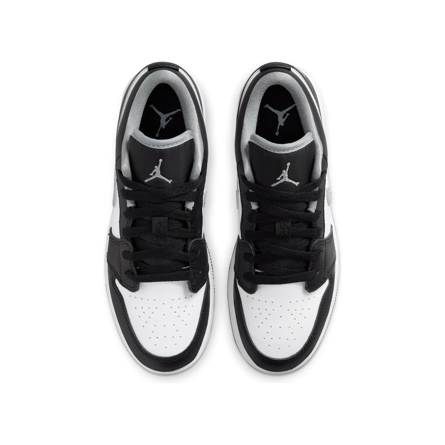 Air Jordan 1 Low GS 'Black Medium Grey' — UK 13.5 | EU 32 | US 1Y — Top View