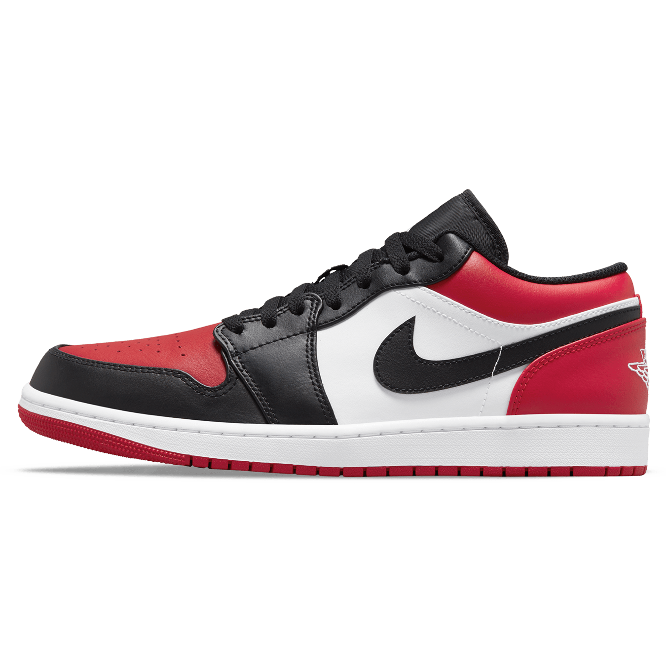 Air Jordan 1 Low 'Bred Toe' — UK 3 | EU 35.5 | US 3.5 — Front View