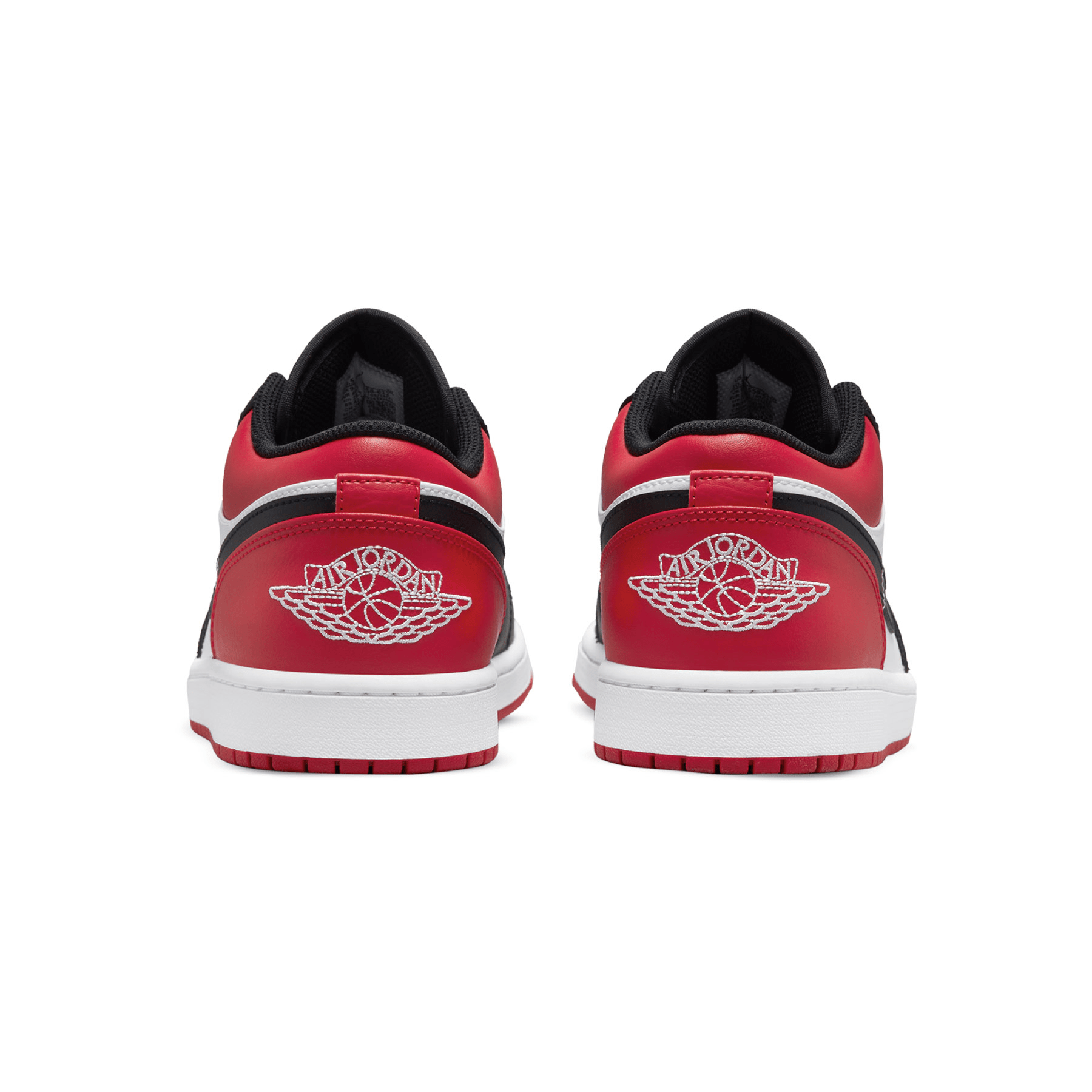 Air Jordan 1 Low 'Bred Toe' — UK 3 | EU 35.5 | US 3.5 — Top View