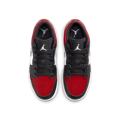 Air Jordan 1 Low GS 'Bred Toe' — UK 13.5 | EU 32 | US 1Y — Back View
