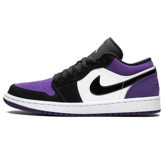 Air Jordan 1 Low 'Court Purple' 2019 — UK 3 | EU 35.5 | US 3.5 — Front View
