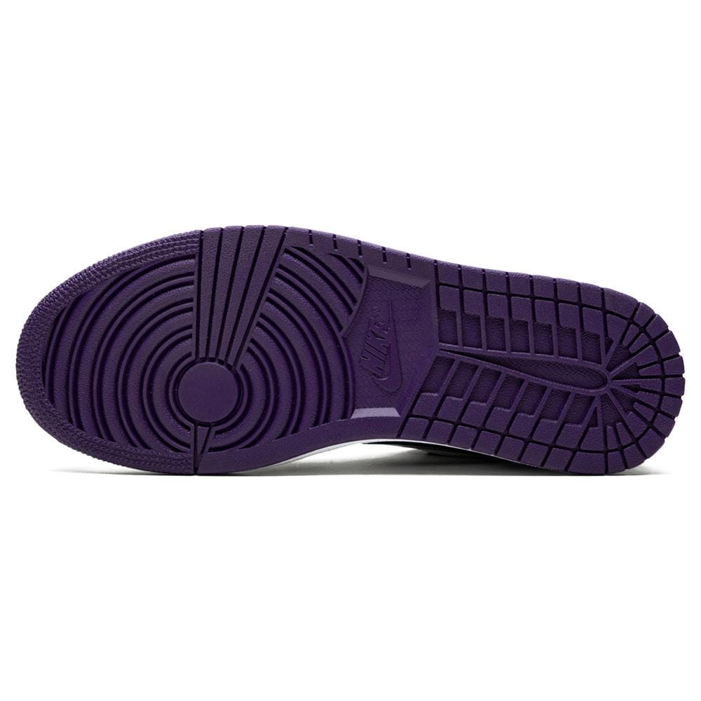 Air Jordan 1 Low 'Court Purple' 2019 — UK 3 | EU 35.5 | US 3.5 — Detail View