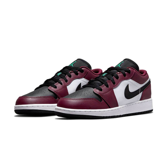 Air Jordan 1 Low GS 'Dark Beetroot Roma Green' — UK 13.5 | EU 32 | US 1Y — Side View