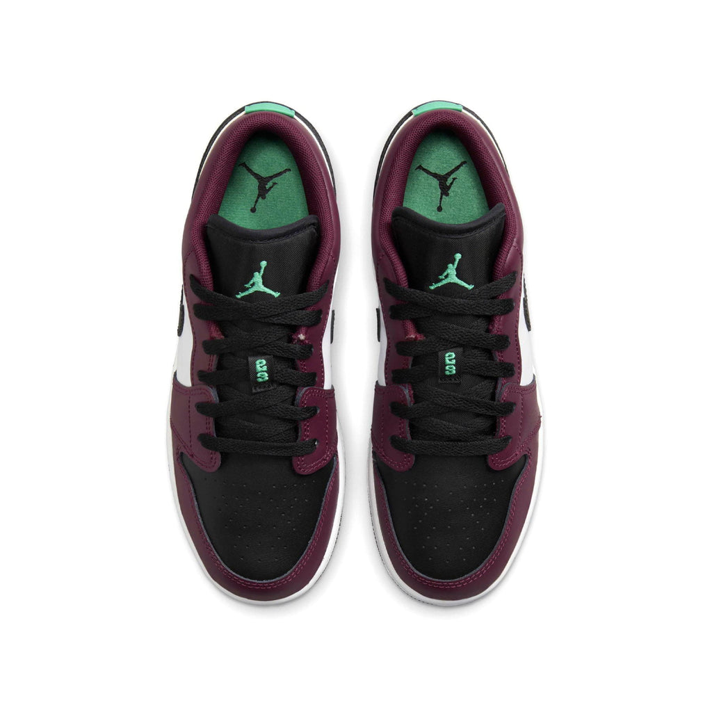 Air Jordan 1 Low GS 'Dark Beetroot Roma Green' — UK 13.5 | EU 32 | US 1Y — Back View