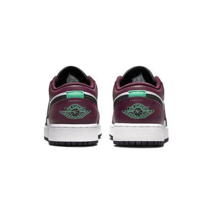 Air Jordan 1 Low GS 'Dark Beetroot Roma Green' — UK 13.5 | EU 32 | US 1Y — Top View