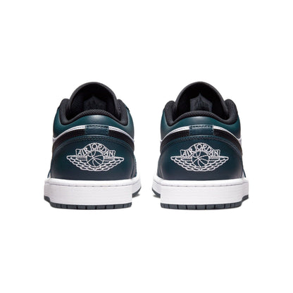 Air Jordan 1 Low 'Dark Teal' — UK 3 | EU 35.5 | US 3.5 — Top View