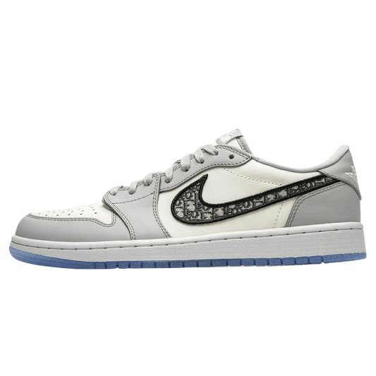 Dior x Air Jordan 1 Low — UK 3 | EU 35.5 | US 3.5 — Front View