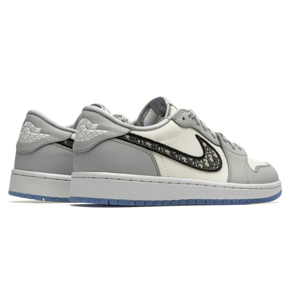 Dior x Air Jordan 1 Low — UK 3 | EU 35.5 | US 3.5 — Back View