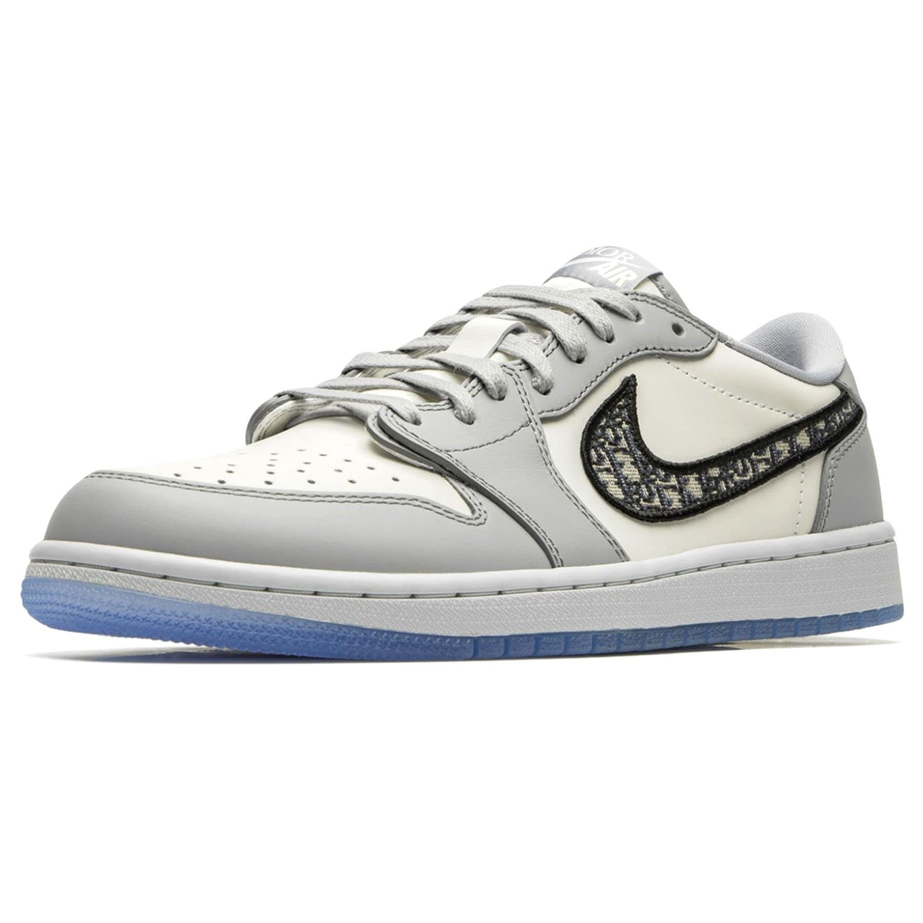 Dior x Air Jordan 1 Low — UK 3 | EU 35.5 | US 3.5 — Top View