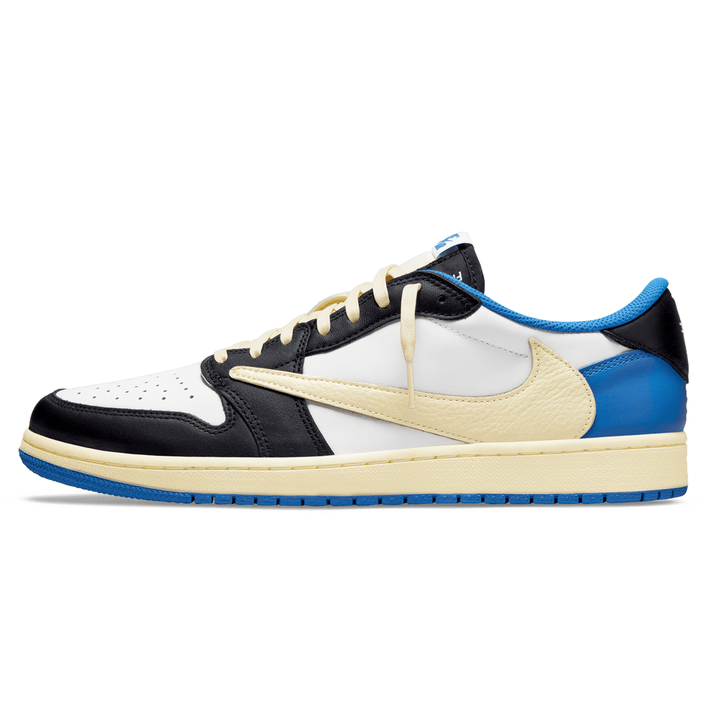 Fragment Design x Travis Scott x Air Jordan 1 Retro Low — UK 3 | EU 35.5 | US 3.5 — Front View