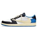 Fragment Design x Travis Scott x Air Jordan 1 Retro Low — UK 3 | EU 35.5 | US 3.5 — Front View