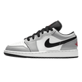 Air Jordan 1 Low GS 'Light Smoke Grey' — UK 13.5 | EU 32 | US 1Y — Front View