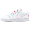 Air Jordan 1 Low GS 'Aurora Green' — UK 13.5 | EU 32 | US 1Y — Front View
