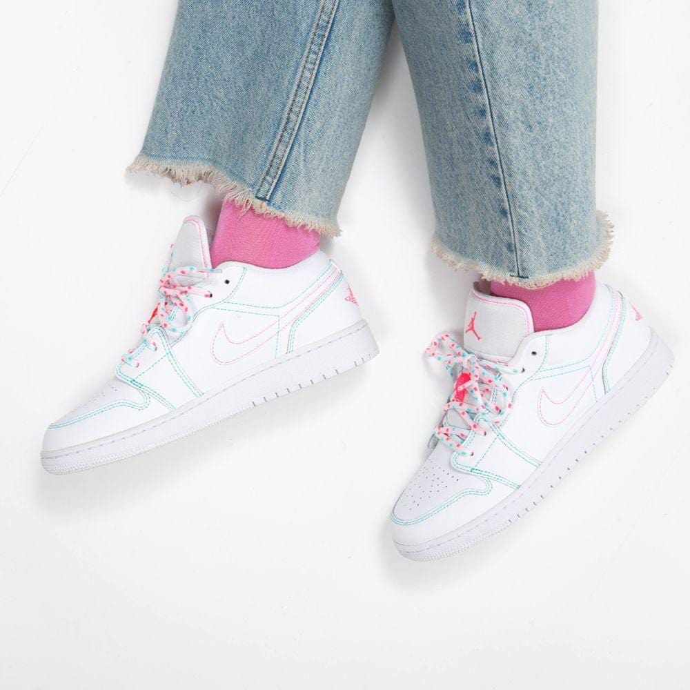 Air Jordan 1 Low GS 'Aurora Green' — UK 13.5 | EU 32 | US 1Y — Alternate View 7