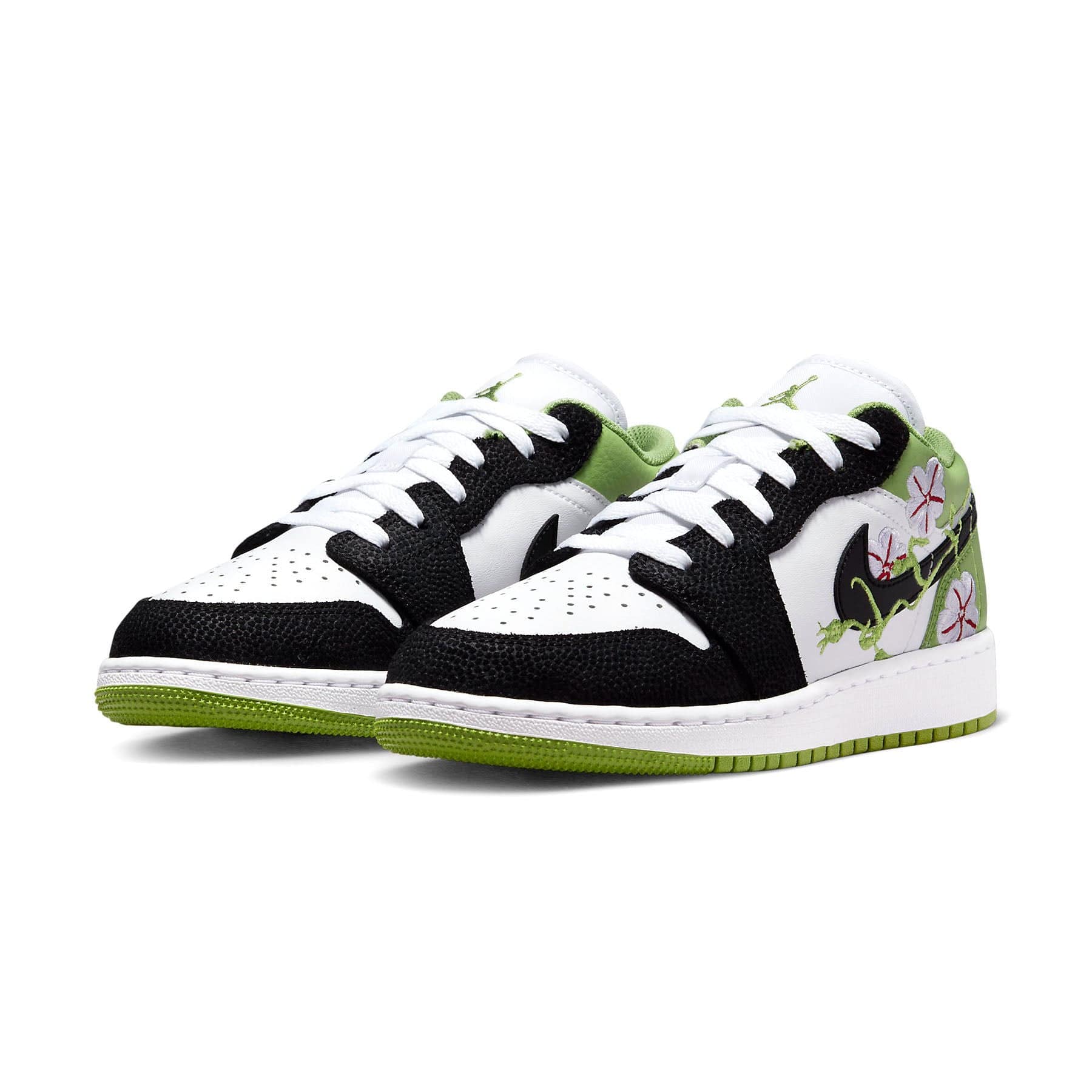 Air Jordan 1 Low SE GS 'Floral' — UK 13.5 | EU 32 | US 1Y — Side View