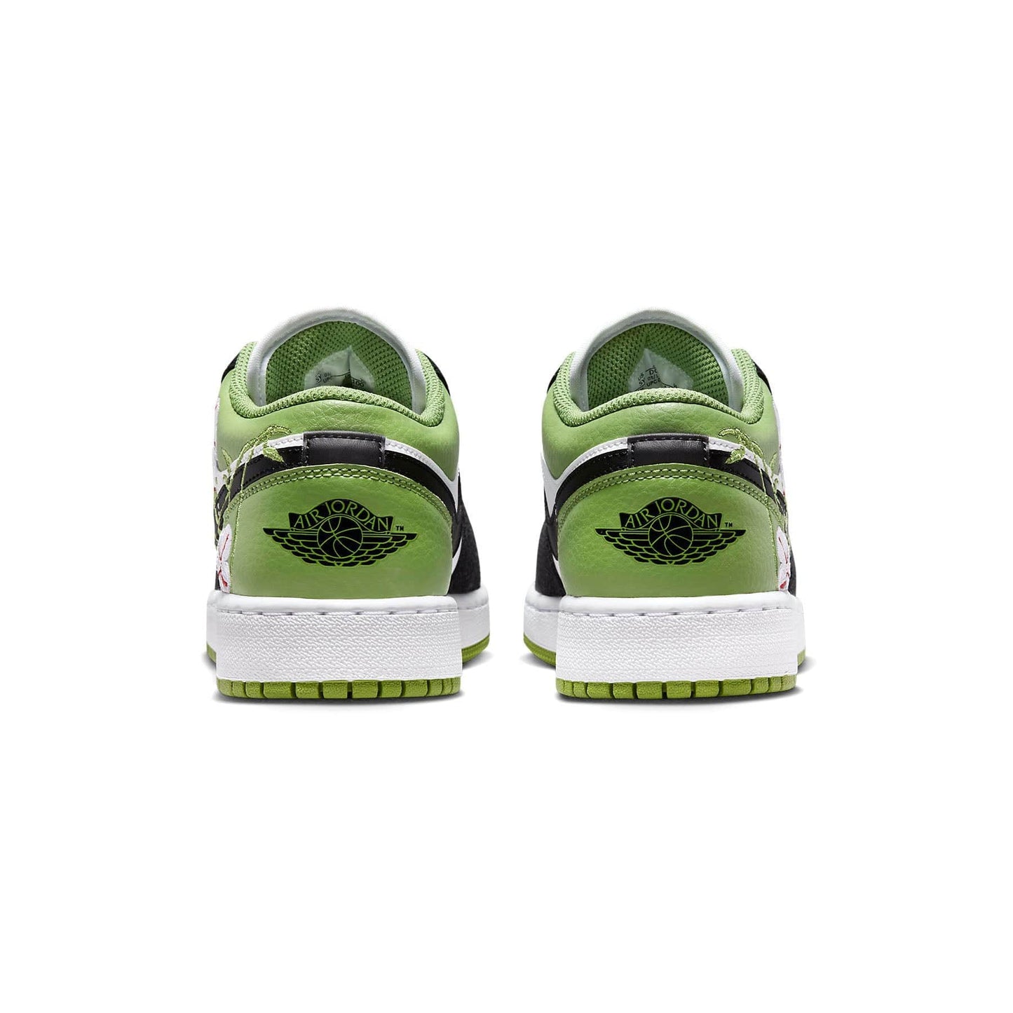 Air Jordan 1 Low SE GS 'Floral' — UK 13.5 | EU 32 | US 1Y — Top View