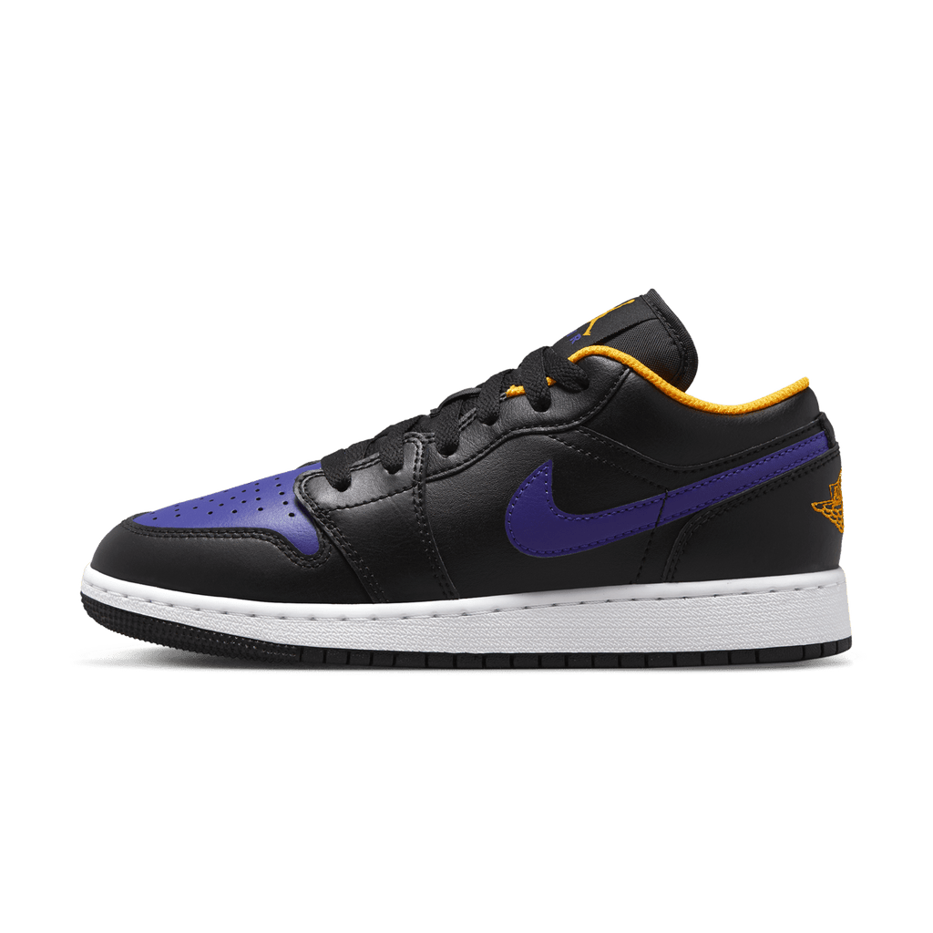 Air Jordan 1 Low GS 'Lakers' — UK 13.5 | EU 32 | US 1Y — Front View