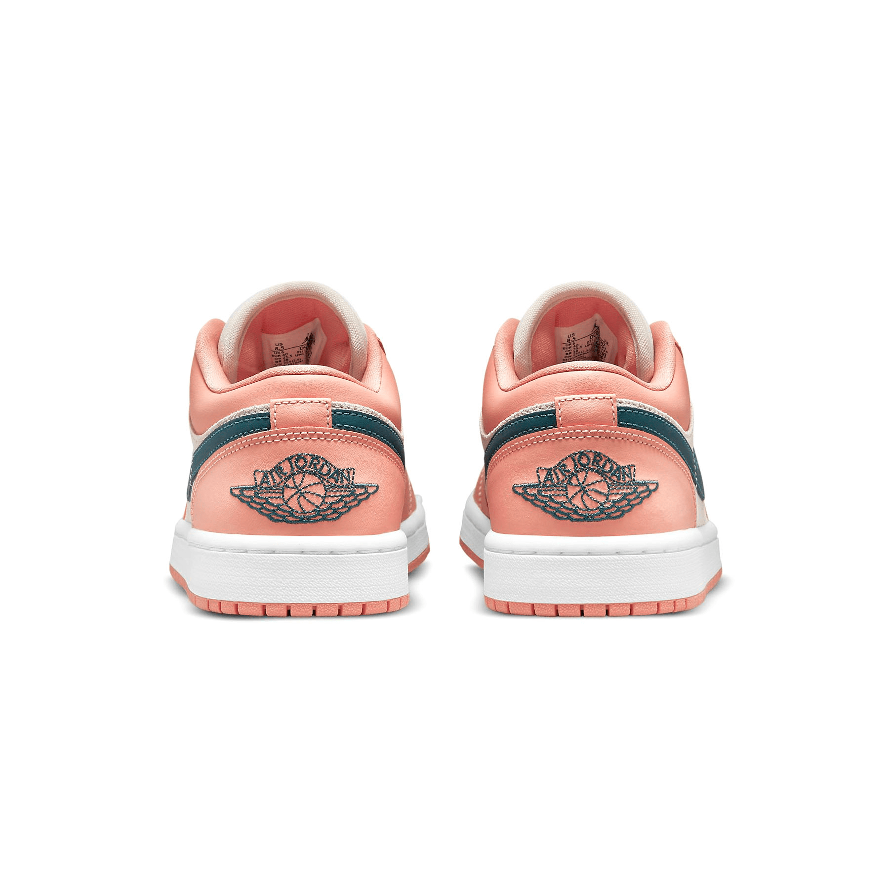 Air Jordan 1 Low Wmns 'Light Madder Root' — UK 2.5 | EU 35.5 | US 5 — Top View