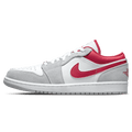 Air Jordan 1 Low SE 'Light Smoke Grey Gym Red' — UK 3 | EU 35.5 | US 3.5 — Front View