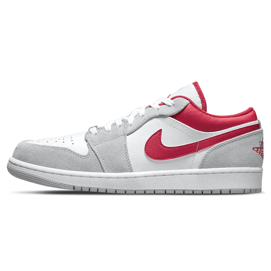 Air Jordan 1 Low SE 'Light Smoke Grey Gym Red' — UK 3 | EU 35.5 | US 3.5 — Front View