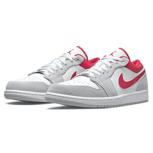Air Jordan 1 Low SE 'Light Smoke Grey Gym Red' — UK 3 | EU 35.5 | US 3.5 — Side View