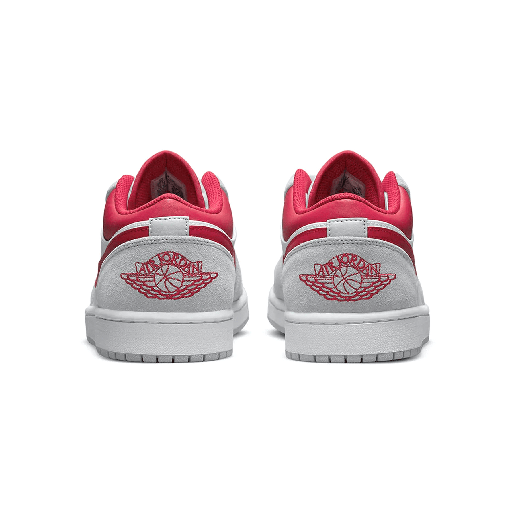 Air Jordan 1 Low SE 'Light Smoke Grey Gym Red' — UK 3 | EU 35.5 | US 3.5 — Top View