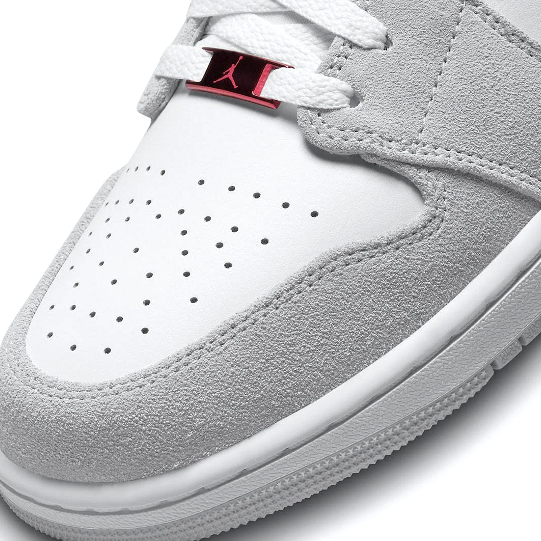 Air Jordan 1 Low SE 'Light Smoke Grey Gym Red' — UK 3 | EU 35.5 | US 3.5 — Lifestyle View