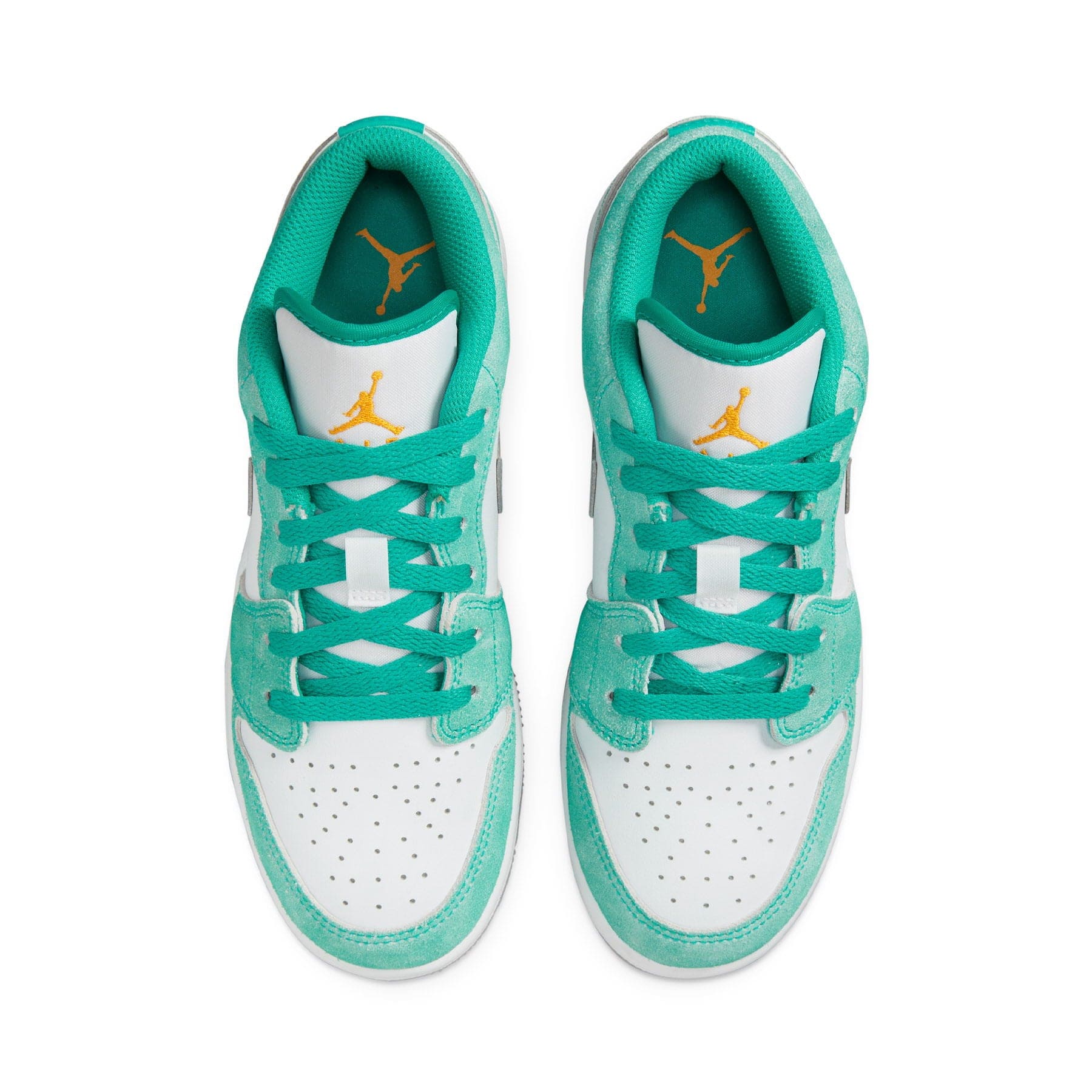 Air Jordan 1 Low SE GS 'New Emerald' — UK 13.5 | EU 32 | US 1Y — Back View