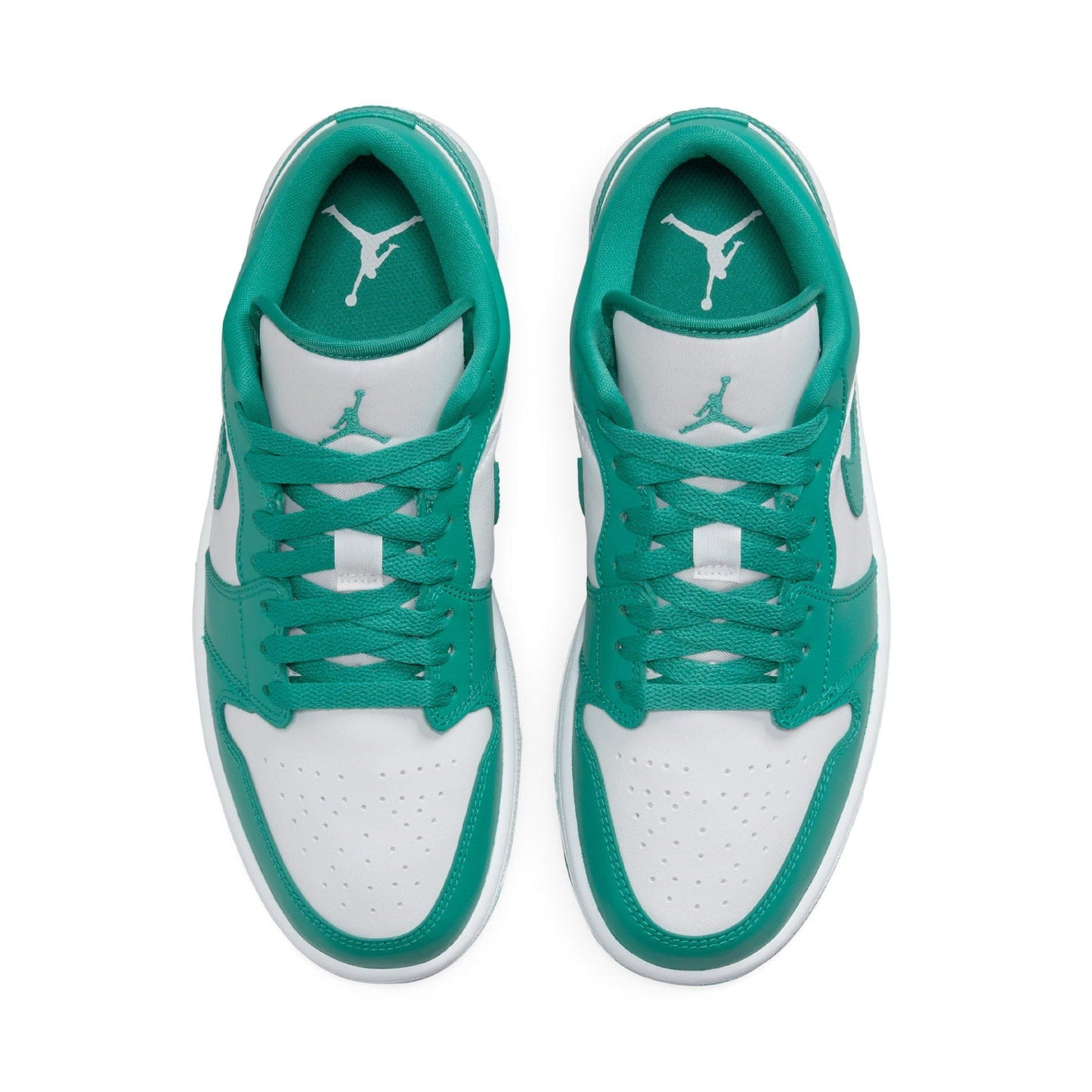 Air Jordan 1 Low Wmns 'New Emerald' — UK 2.5 | EU 35.5 | US 5 — Top View