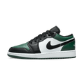 Air Jordan 1 Low GS 'Green Toe' — UK 13.5 | EU 32 | US 1Y — Front View