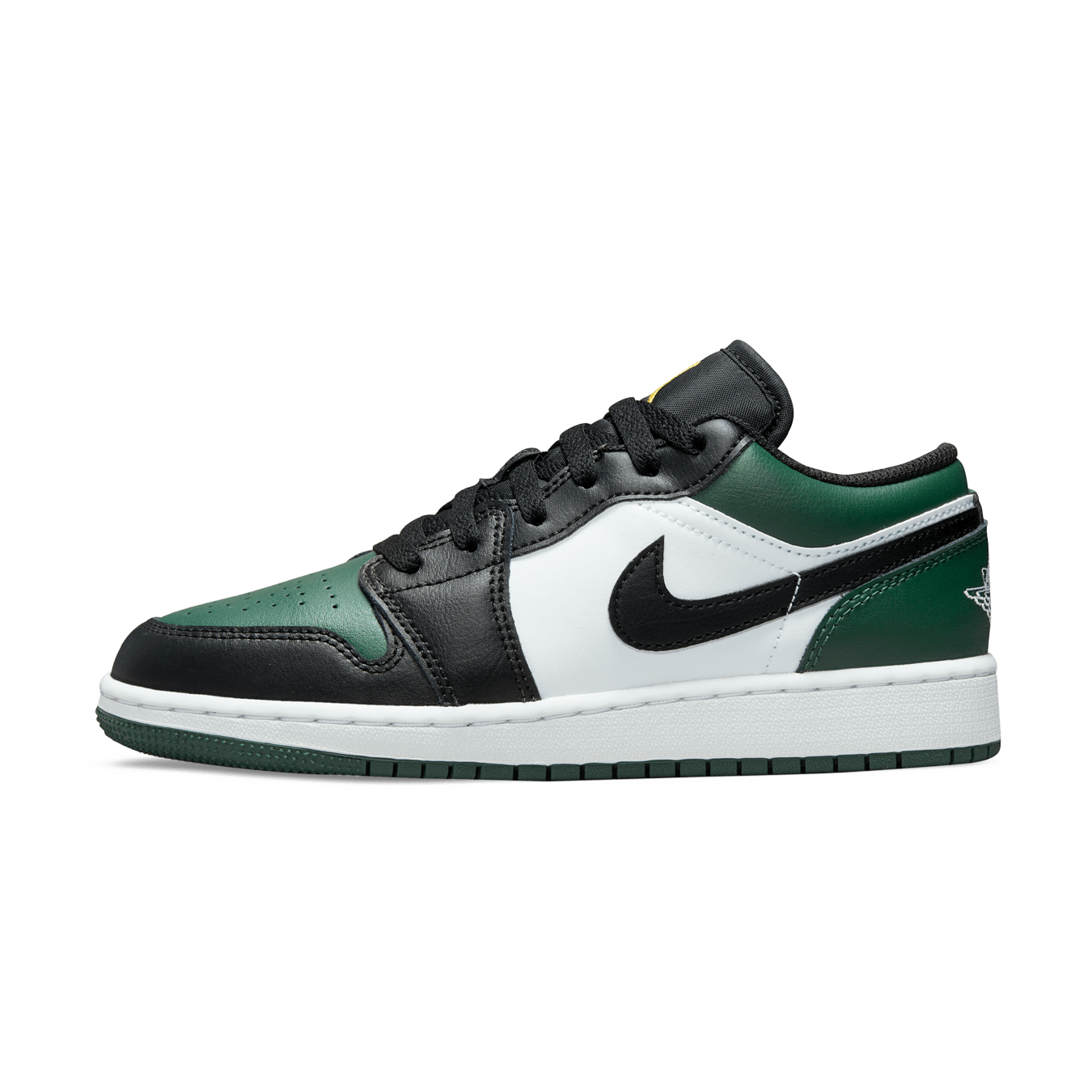 Air Jordan 1 Low GS 'Green Toe' — UK 13.5 | EU 32 | US 1Y — Front View
