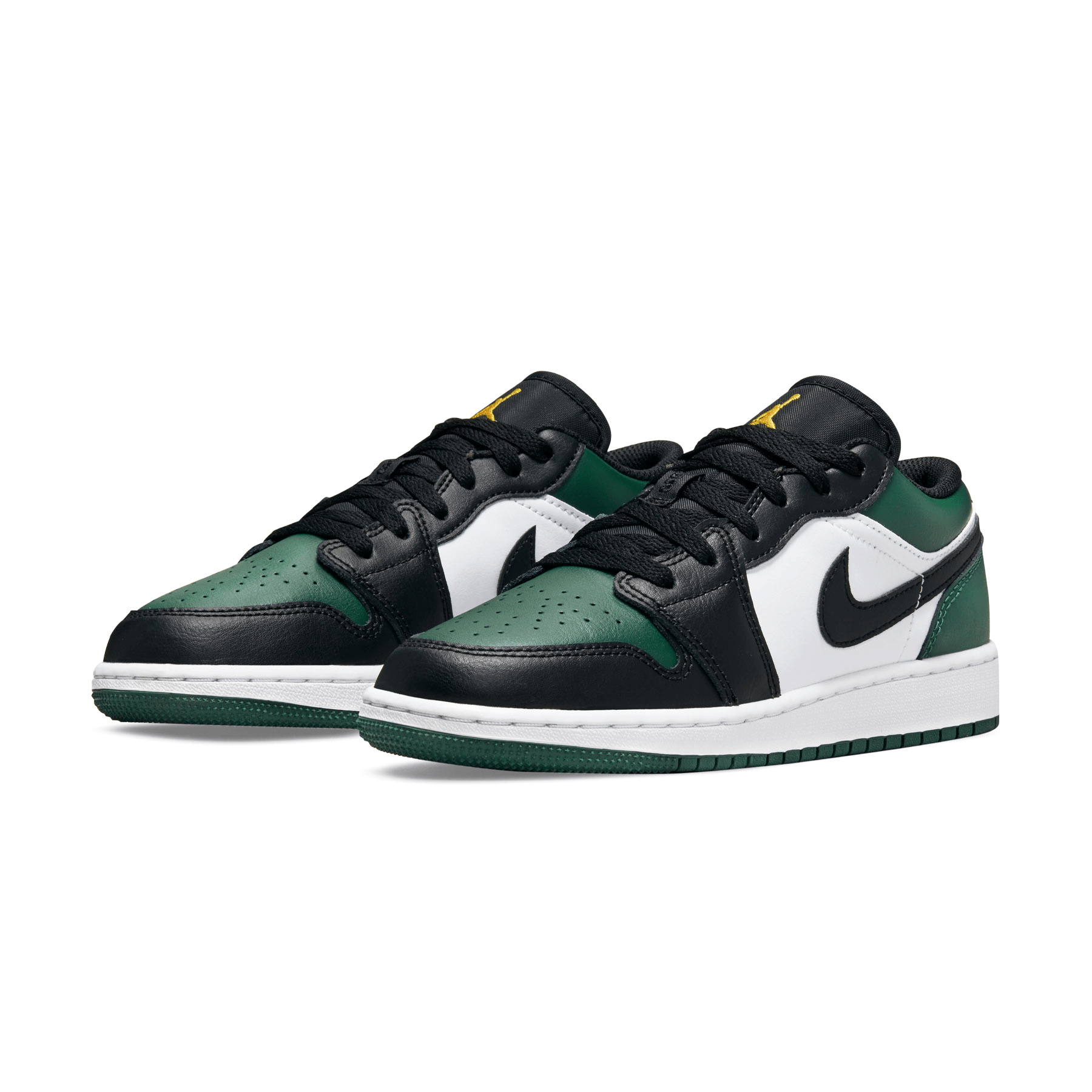 Air Jordan 1 Low GS 'Green Toe' — UK 13.5 | EU 32 | US 1Y — Side View