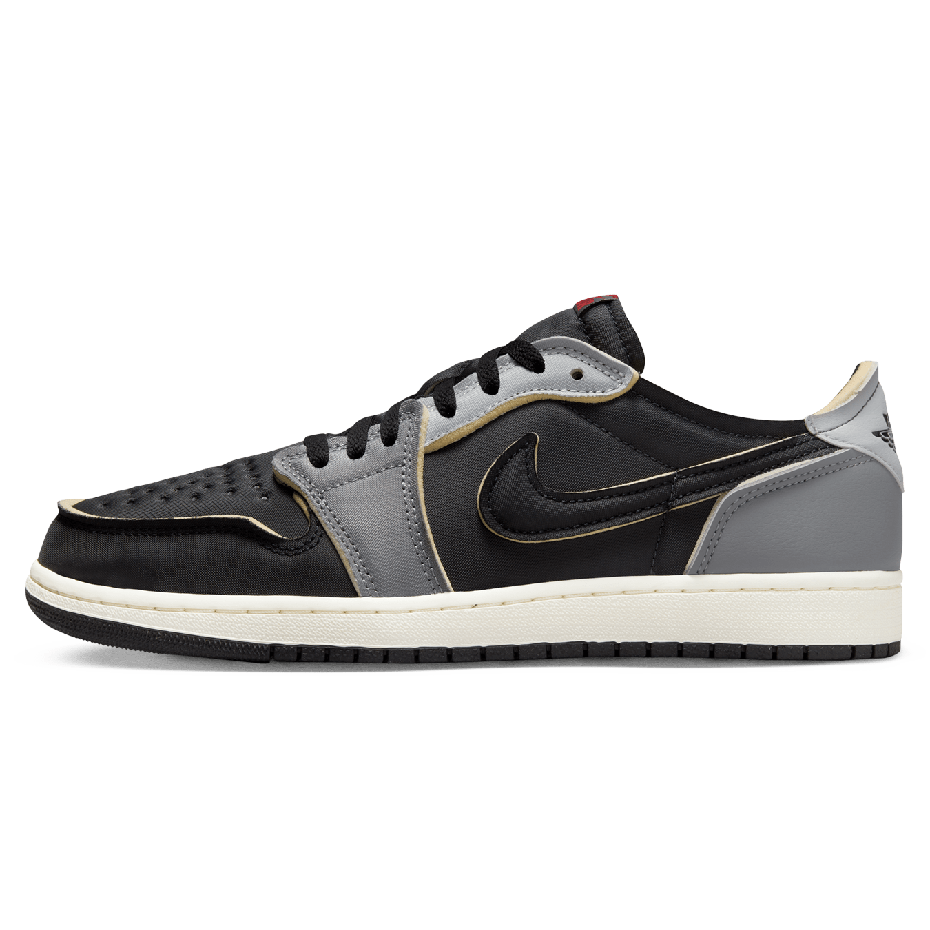 Air Jordan 1 Retro Low OG EX 'Dark Smoke Grey' — UK 3 | EU 35.5 | US 3.5 — Front View