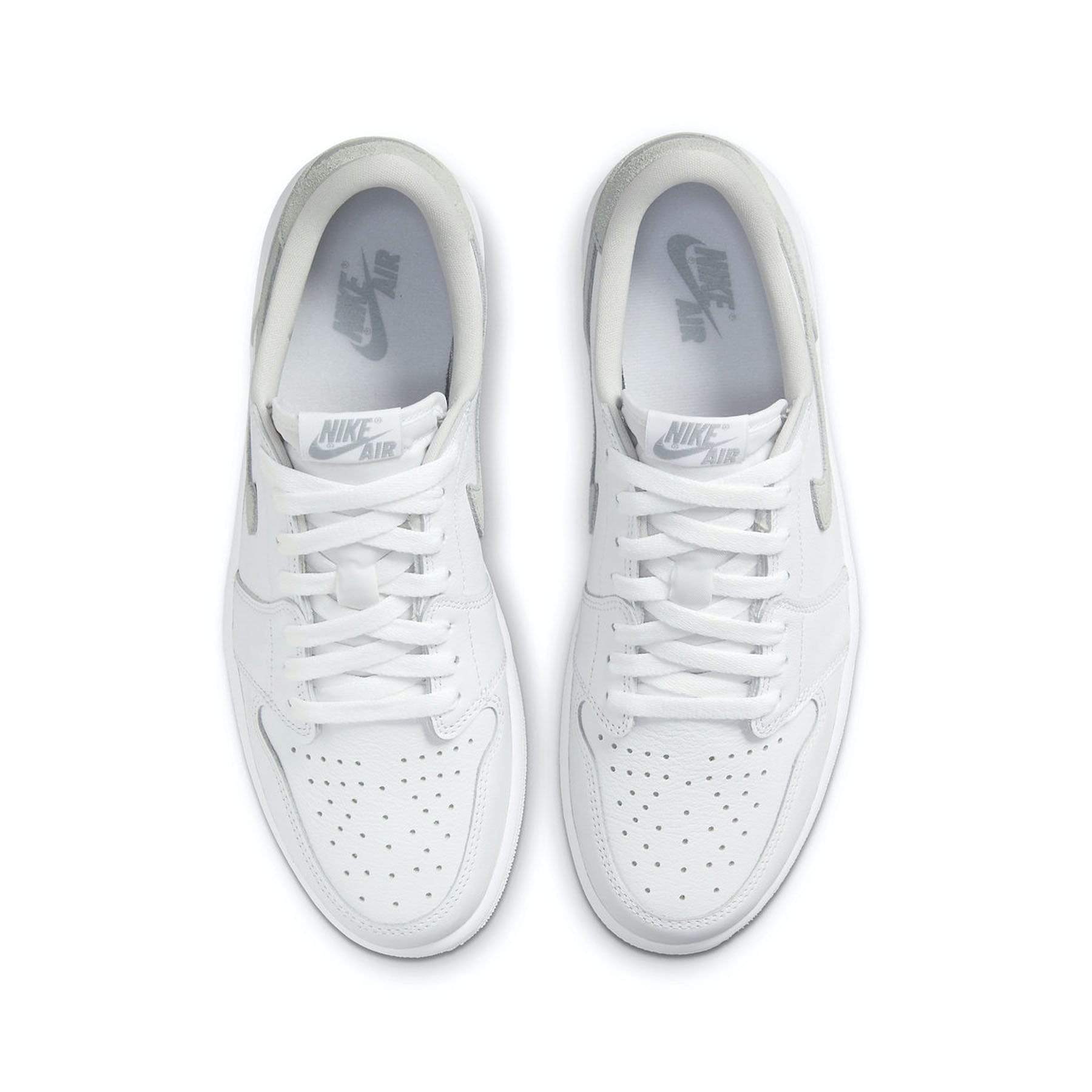 Air Jordan 1 Retro Low OG 'Neutral Grey' 2021 — UK 3 | EU 35.5 | US 3.5 — Back View