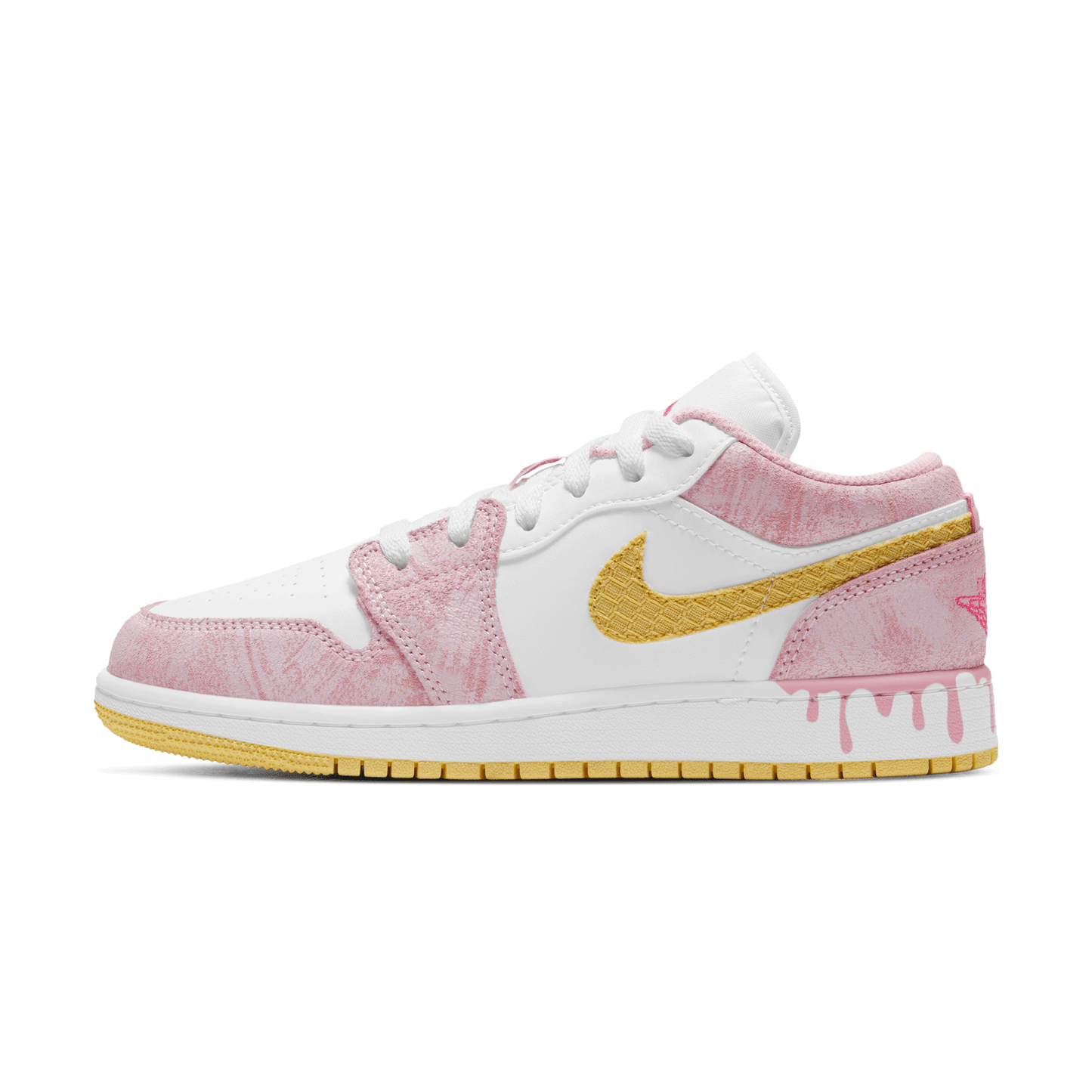 Air Jordan 1 Low GS 'Strawberry Ice Cream' — UK 13.5 | EU 32 | US 1Y — Front View