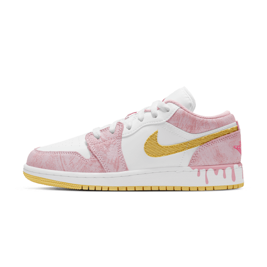 Air Jordan 1 Low GS 'Strawberry Ice Cream' — UK 13.5 | EU 32 | US 1Y — Front View