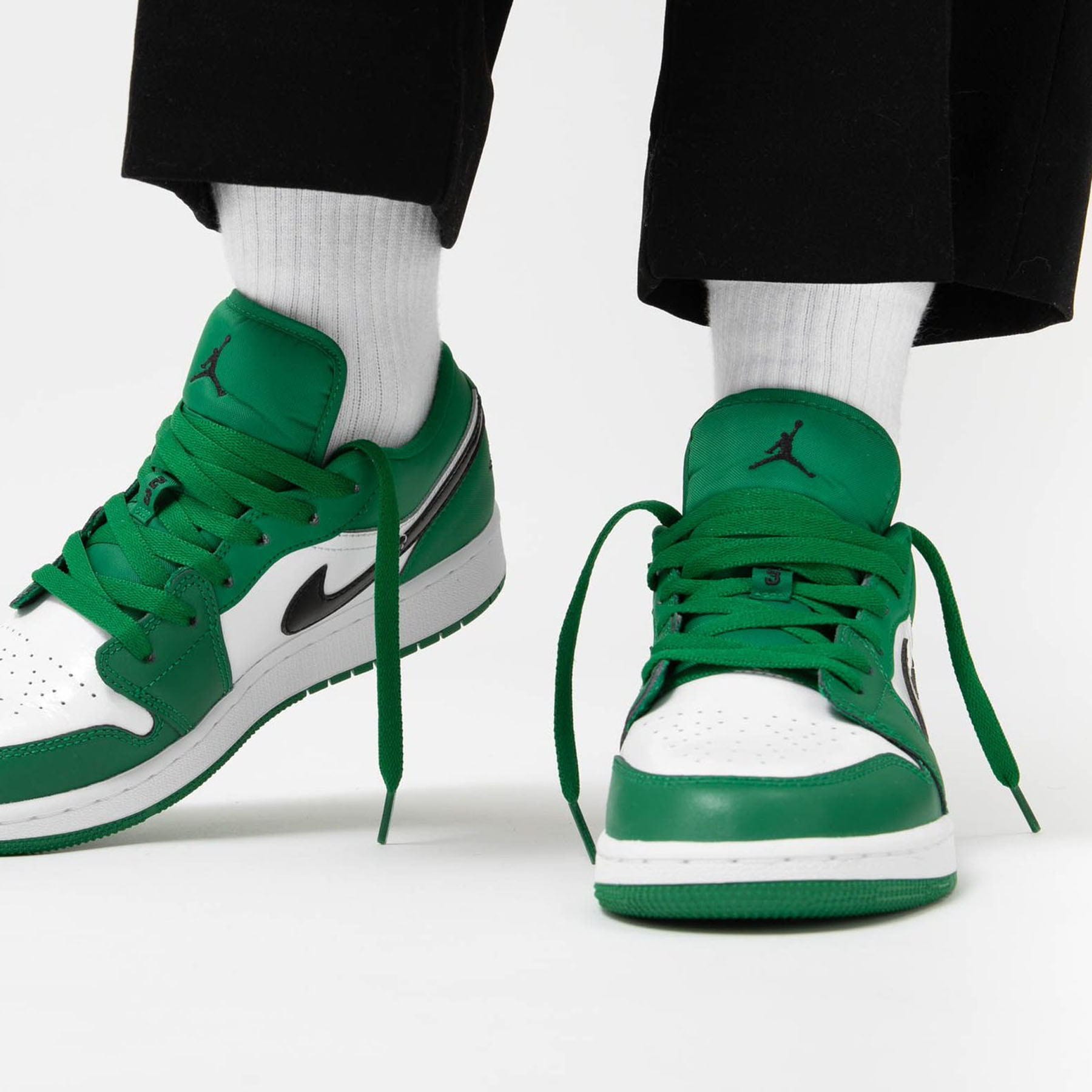 Air Jordan 1 Low GS 'Pine Green' — UK 13.5 | EU 32 | US 1Y — Alternate View 7