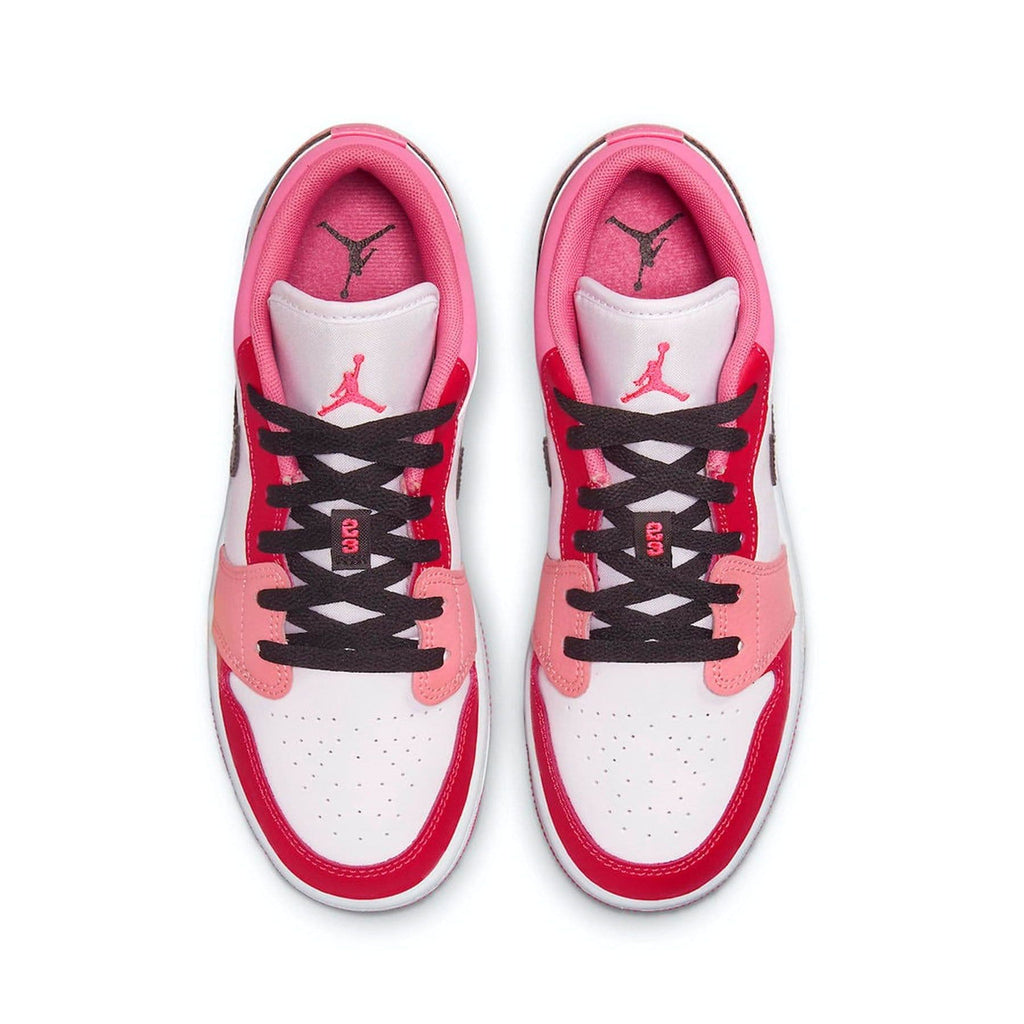 Air Jordan 1 Low GS 'Pink Black' — UK 13.5 | EU 32 | US 1Y — Back View
