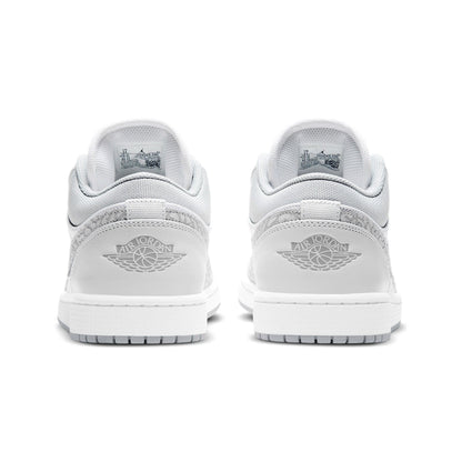 Air Jordan 1 Low Premium 'Elephant Print' — UK 3 | EU 35.5 | US 3.5 — Top View