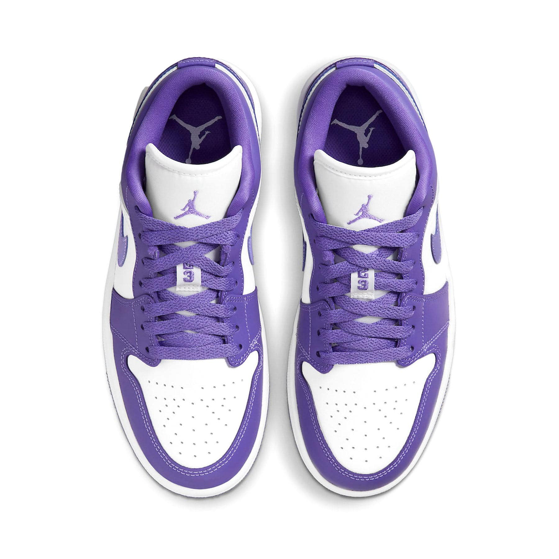 Air Jordan 1 Low Wmns 'Psychic Purple' — UK 2.5 | EU 35.5 | US 5 — Back View