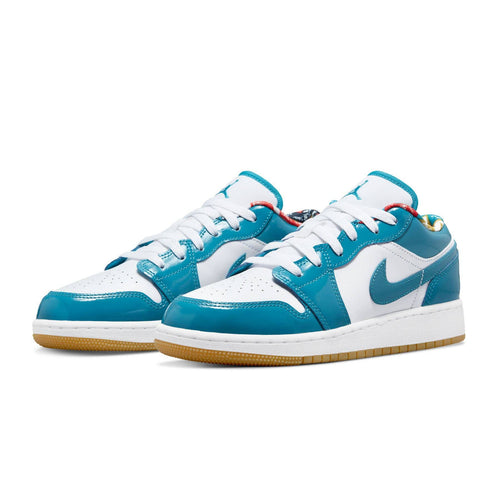 Air Jordan 1 Low SE GS 'Barcelona' — UK 13.5 | EU 32 | US 1Y — Side View