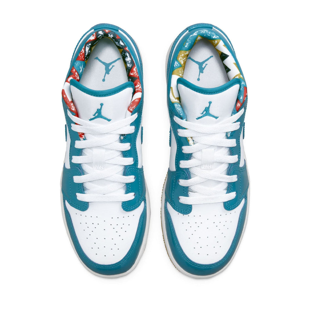 Air Jordan 1 Low SE GS 'Barcelona' — UK 13.5 | EU 32 | US 1Y — Back View