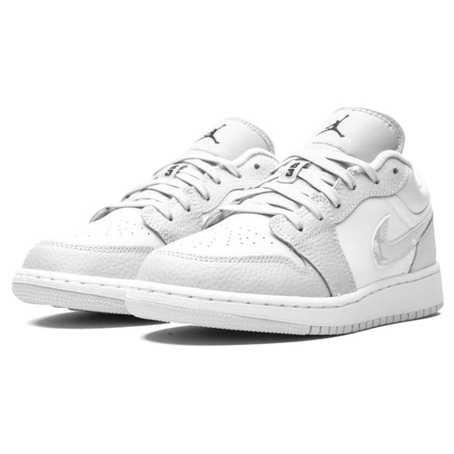 Air Jordan 1 Low SE GS 'White Camo' — UK 13.5 | EU 32 | US 1Y — Side View