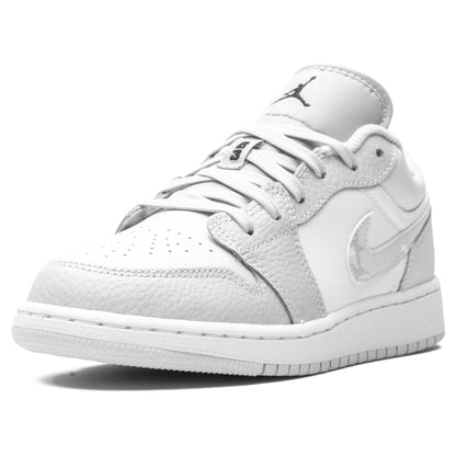 Air Jordan 1 Low SE GS 'White Camo' — UK 13.5 | EU 32 | US 1Y — Top View