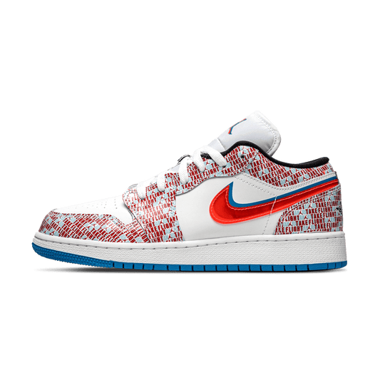 Air Jordan 1 Low SE GS 'Take Flight' — UK 13.5 | EU 32 | US 1Y — Front View