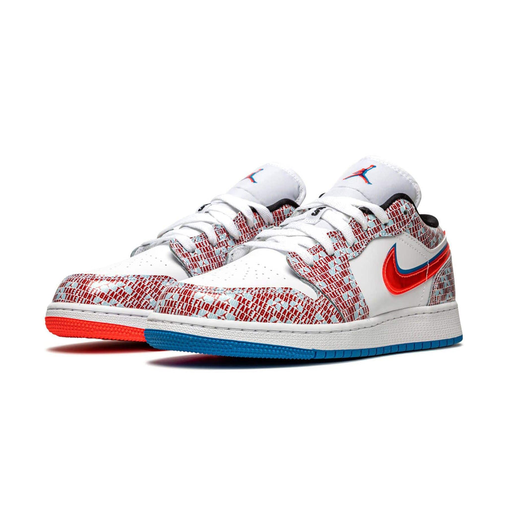 Air Jordan 1 Low SE GS 'Take Flight' — UK 13.5 | EU 32 | US 1Y — Side View