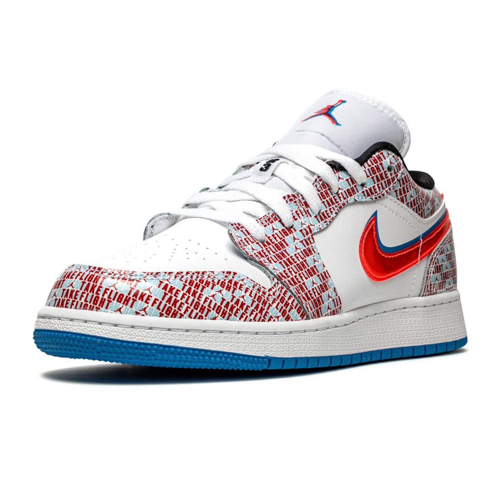 Air Jordan 1 Low SE GS 'Take Flight' — UK 13.5 | EU 32 | US 1Y — Top View
